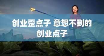 创业歪点子 意想不到的创业点子