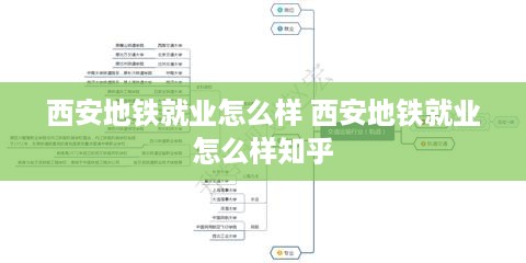 西安地铁就业怎么样 西安地铁就业怎么样知乎