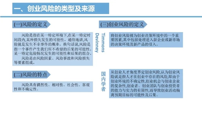 创业风险不包括哪些内容