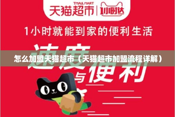 怎么加盟天猫商城（怎样加盟天猫）