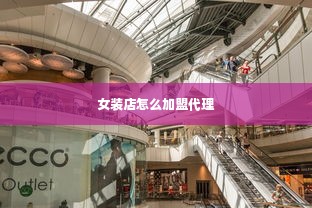 女装店怎么加盟代理