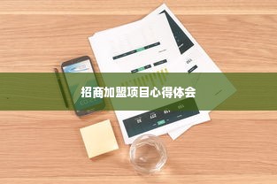 招商加盟项目心得体会