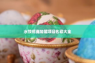 水饺招商加盟项目名称大全