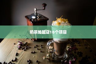 奶茶加盟店10个项目