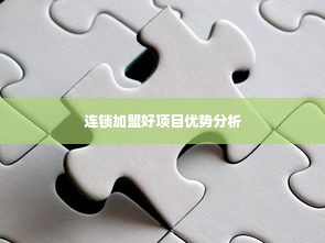 连锁加盟好项目优势分析