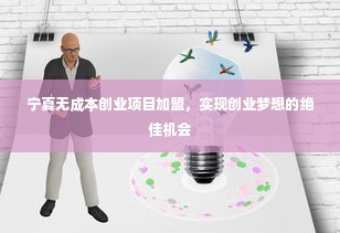 宁夏无成本创业项目加盟，实现创业梦想的绝佳机会