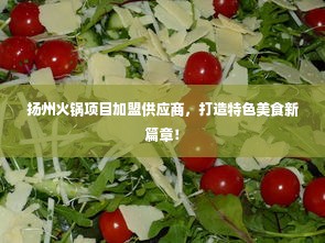 扬州火锅项目加盟供应商，打造特色美食新篇章！