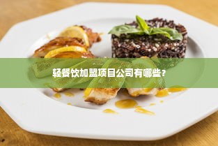 轻餐饮加盟项目公司有哪些？