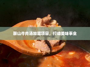 鞍山牛肉汤加盟项目，打造美味事业