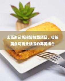 山西谢记酱猪蹄加盟项目，传统美食与商业机遇的完美结合